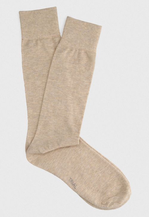 Calcetines Formal Hombre Beige