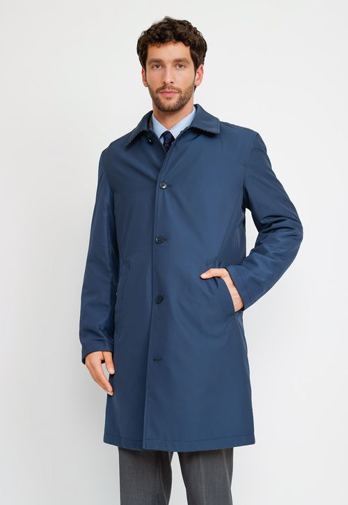 Impermeable Formal Hombre Classic 2 Sides Azul Marino