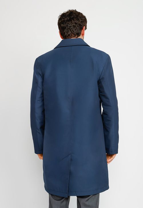 Impermeable Formal Hombre Classic 2 Sides Azul Marino