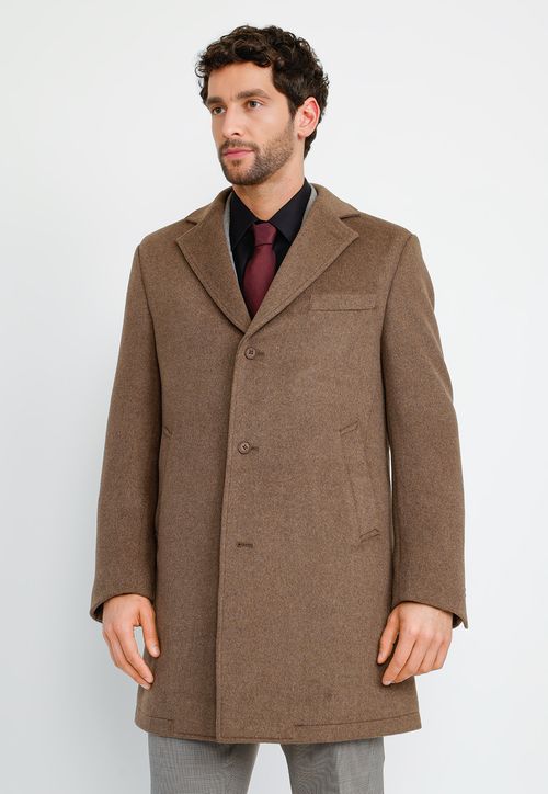 Abrigo Formal Hombre Finn Café