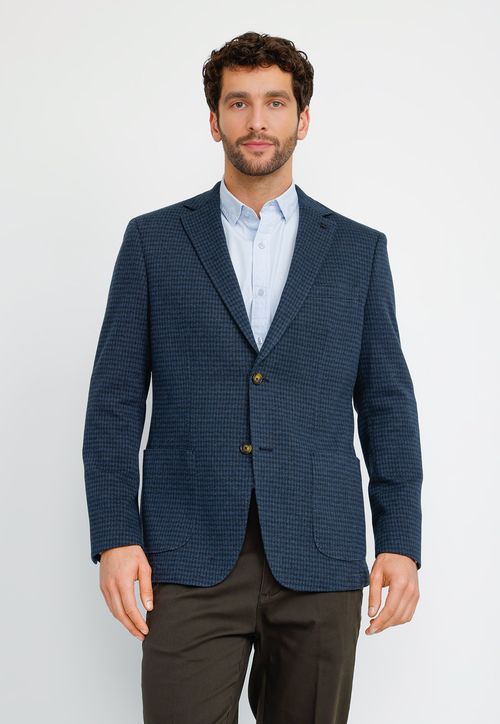 Chaqueta Hombre Clark Knit Azul Marino
