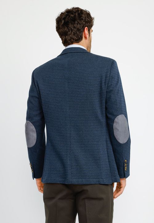 Chaqueta Hombre Clark Knit Azul Marino