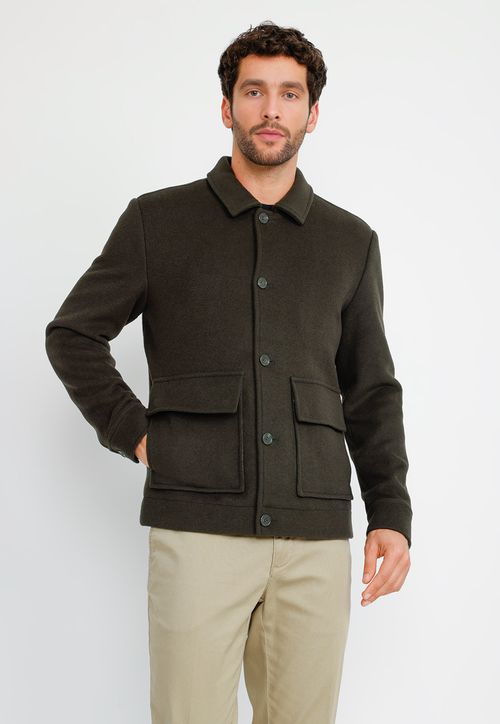 Chaqueta Casual Hombre Thena Verde