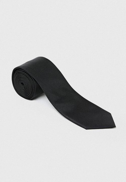 Corbata Hombre Formal Seda Classic Negro