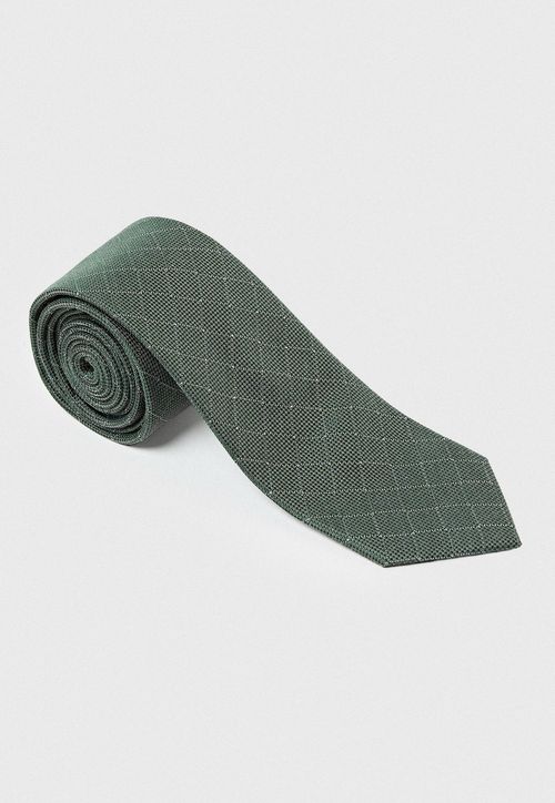 Corbata Hombre Formal Seda Classic Verde