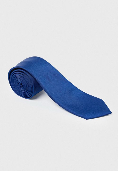Corbata Hombre Formal Microfibra Promoción Azulino