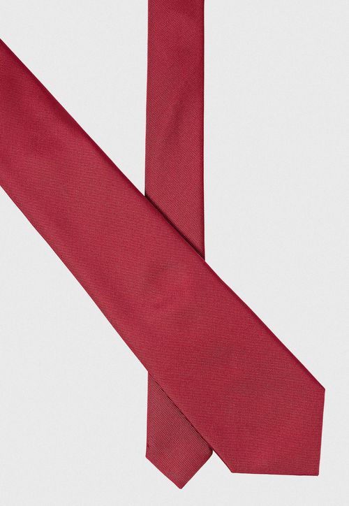 Corbata Hombre Formal Microfibra Promoción Rojo