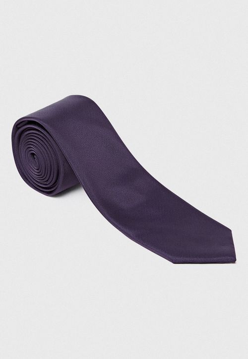 Corbata Hombre Formal Microfibra Promoción Morado