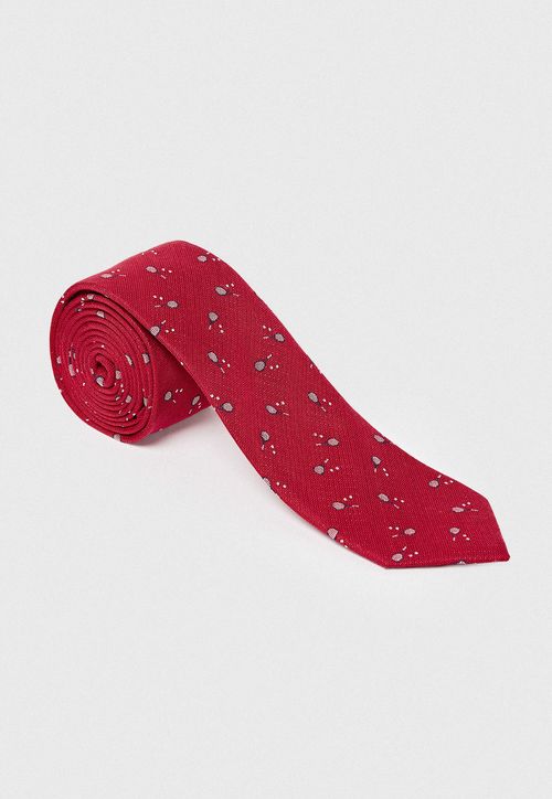 Corbata Hombre Formal Seda Classic Rojo
