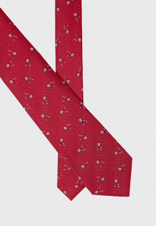 Corbata Hombre Formal Seda Classic Rojo