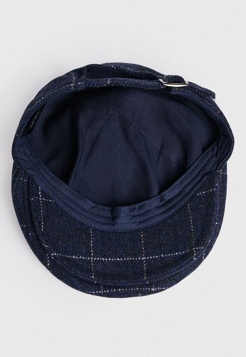 Boina Hombre Lana Azul