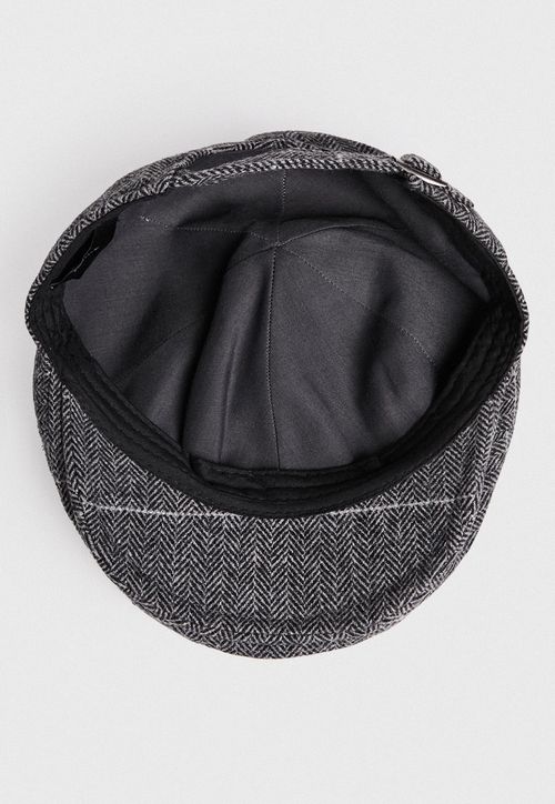 Boina Hombre Lana Gris