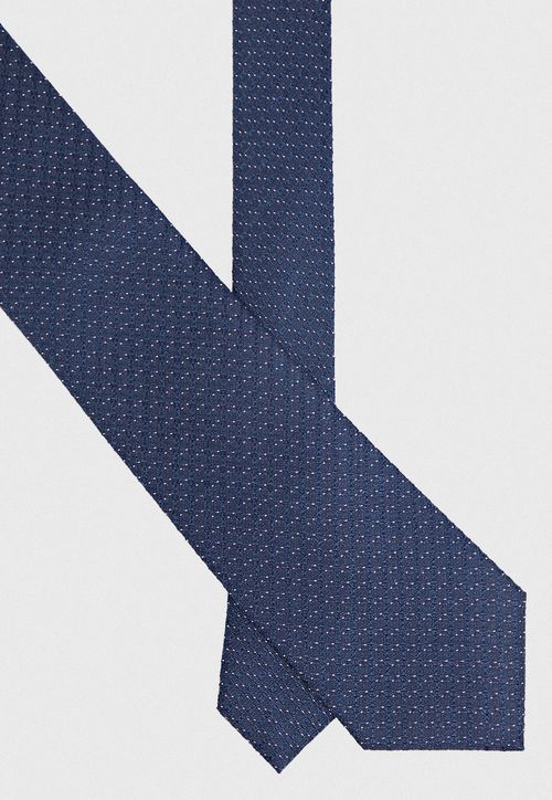 Corbata Hombre Formal Seda Travel Azul Marino