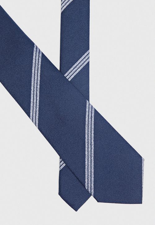Corbata Hombre Formal Seda Travel Azul Marino
