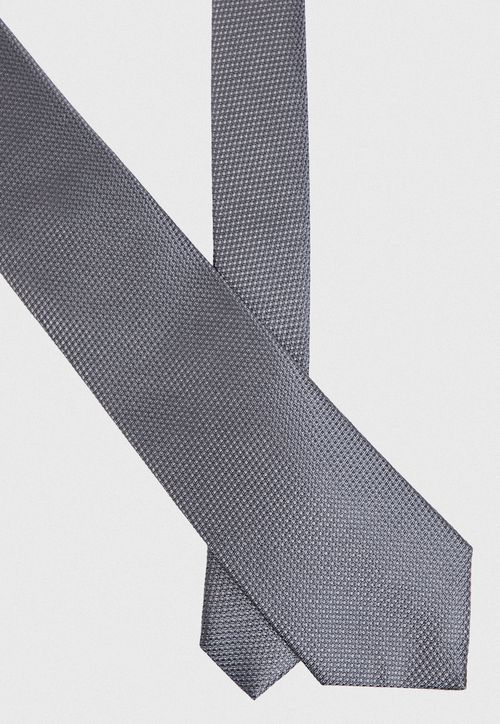 Corbata Hombre Formal Seda Travel Marengo
