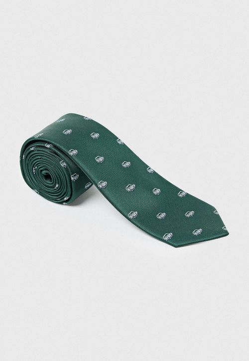 Corbata Hombre Formal Microfibra Promoción Verde