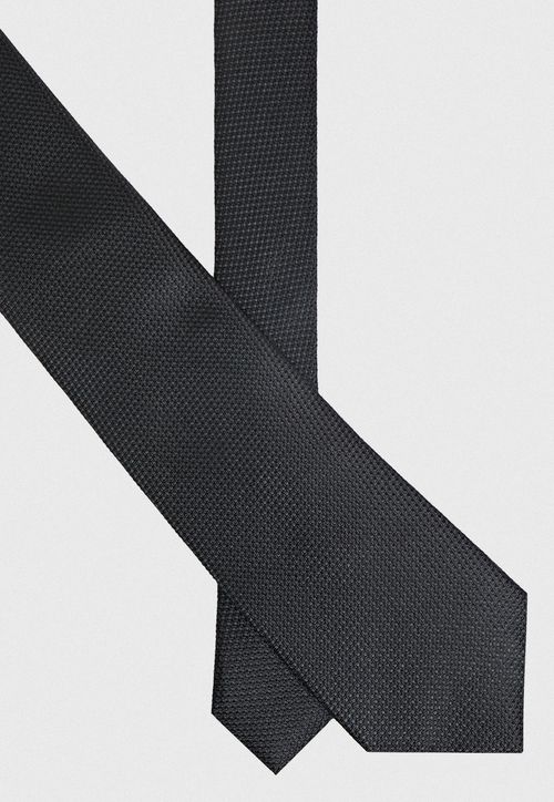 Corbata Hombre Formal Seda Travel Negro