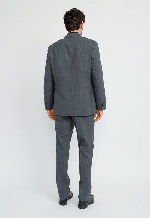 Traje Hombre Formal Regular Lana Perfect Gris