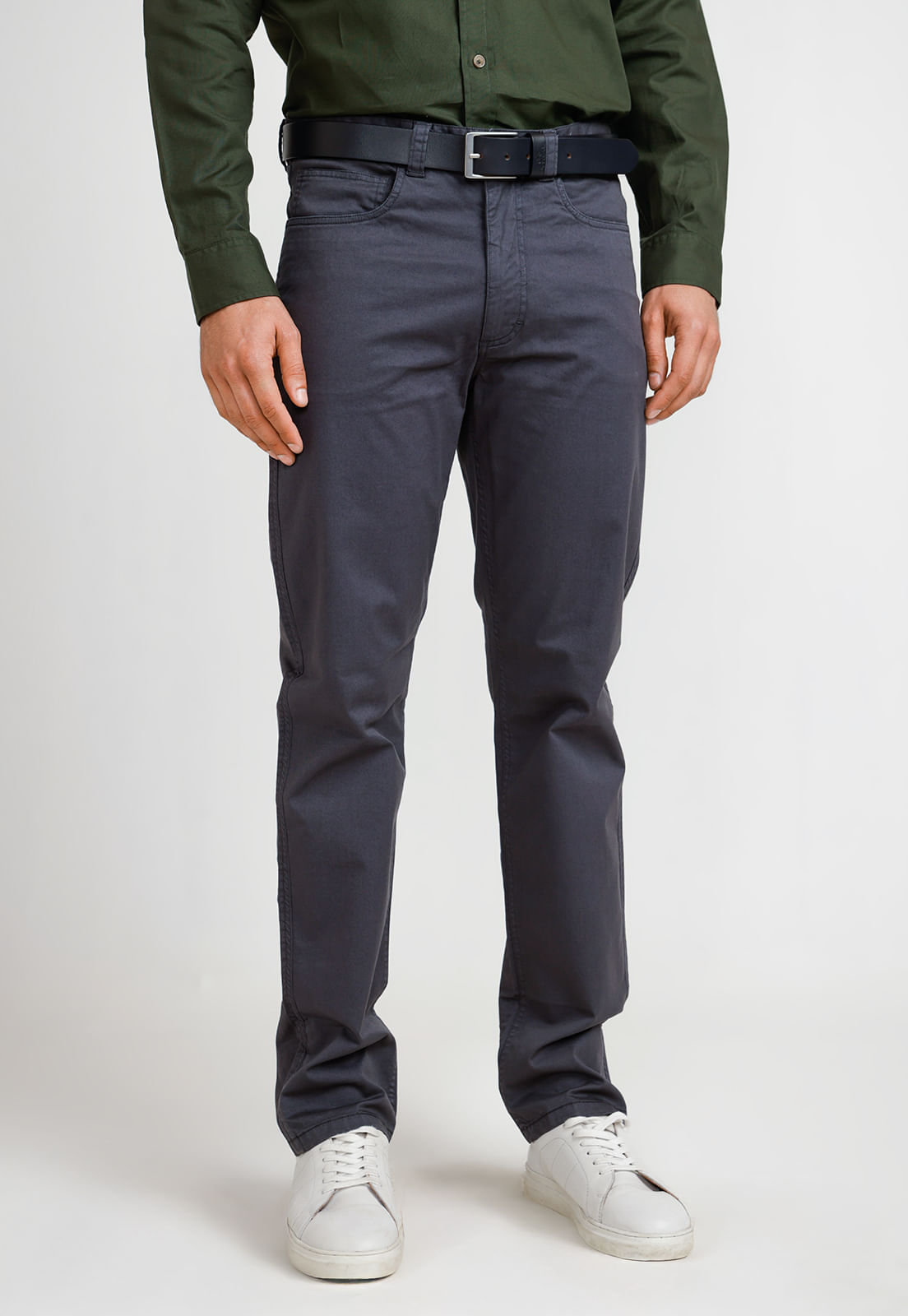 Pantalón Hombre Algodón Vilas Gris