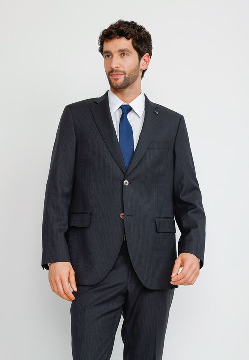 Traje Hombre Formal Regular Lana S140'S Luxury Marengo