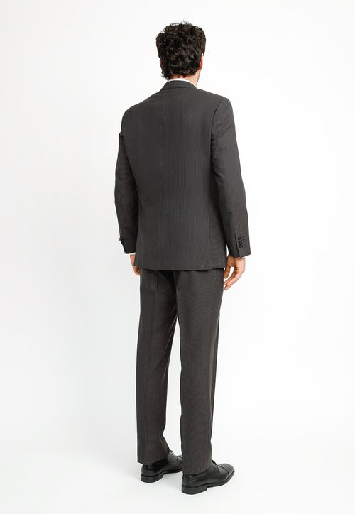 Terno Hombre Formal Regular Mezcla Lana Executive Marengo