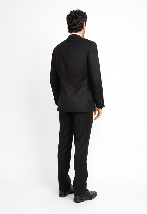 Traje Hombre Formal Slim Lana S100'S Classic Negro
