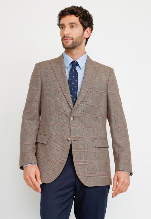 Chaqueta Hombre Formal Regular Executive Café