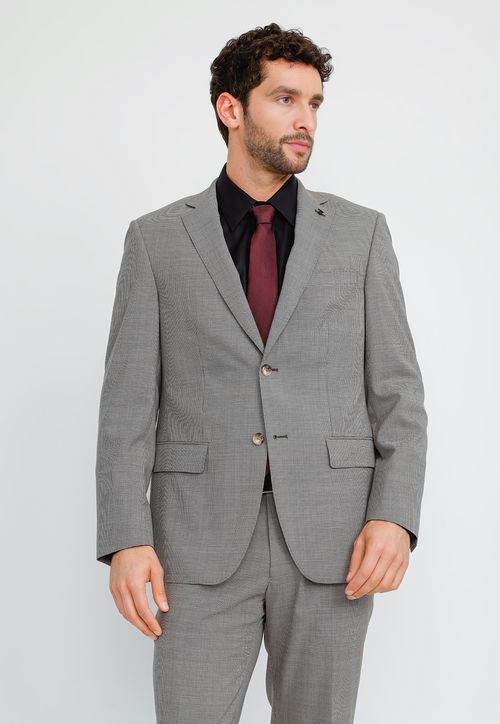Traje Hombre Formal Regular Lana S100'S Classic Café
