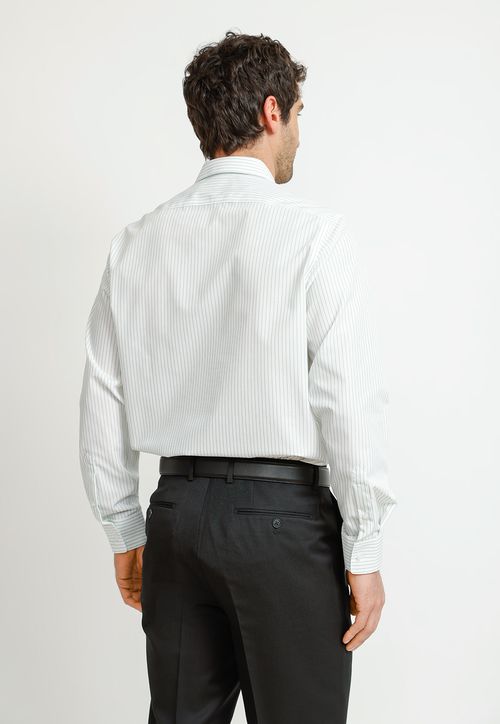 Camisa Hombre Formal Regular Algodón Non Iron Verde