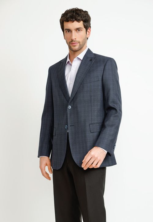 Chaqueta Hombre Formal Regular Executive Azul