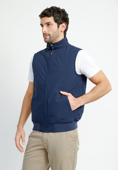 Parka Sin Mangas Reversible Terán Azul Marino