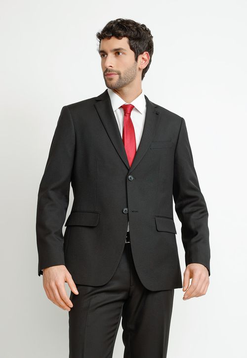 Traje Hombre Formal Slim Graduación Negro