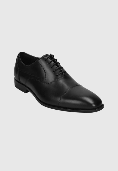 Zapato Formal Liso Cuero Negro