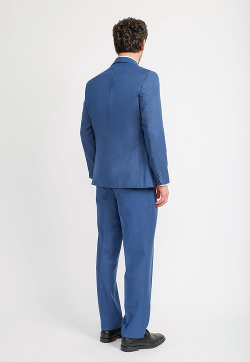 Traje Hombre Formal Regular Graduación Azul Piedra