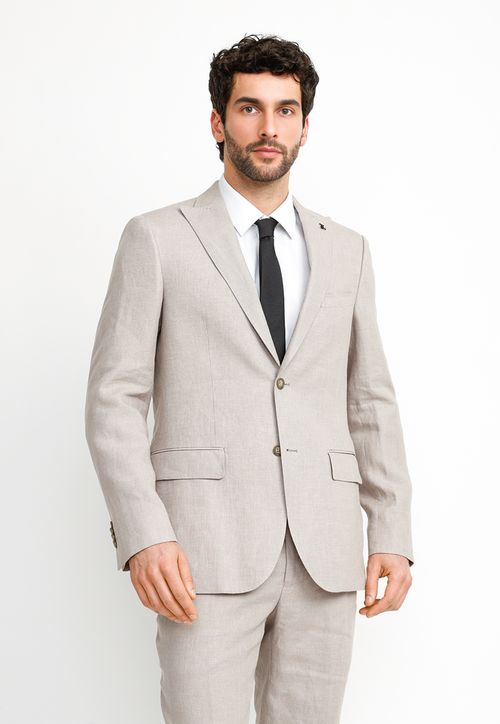 Traje Hombre Formal Lino Slim Classic Arena