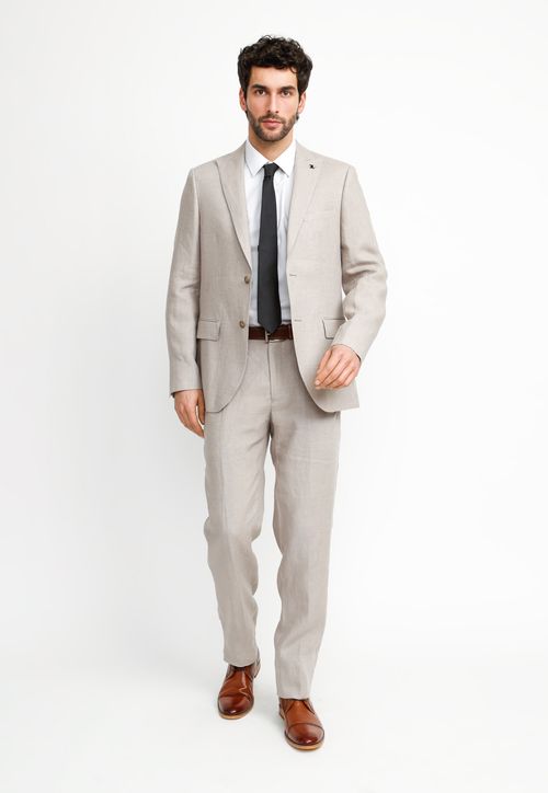 Traje Hombre Formal Lino Slim Classic Arena