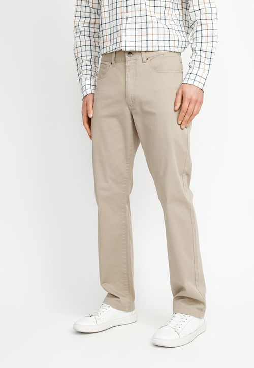 Pantalón 5 Bolsillos Classic Vilas Beige