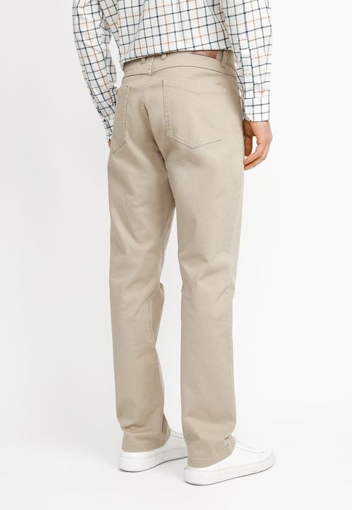 Pantalón 5 Bolsillos Classic Vilas Beige
